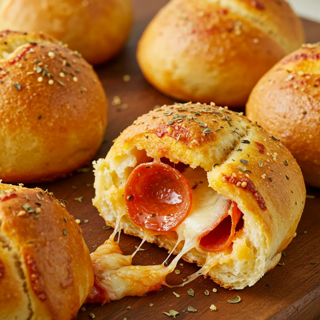 Easy Pepperoni Pizza Bombs - secondary view